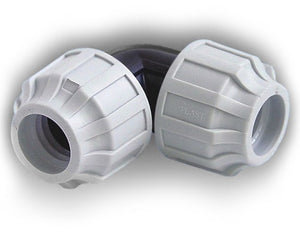 63mm MDPE Compression Elbow